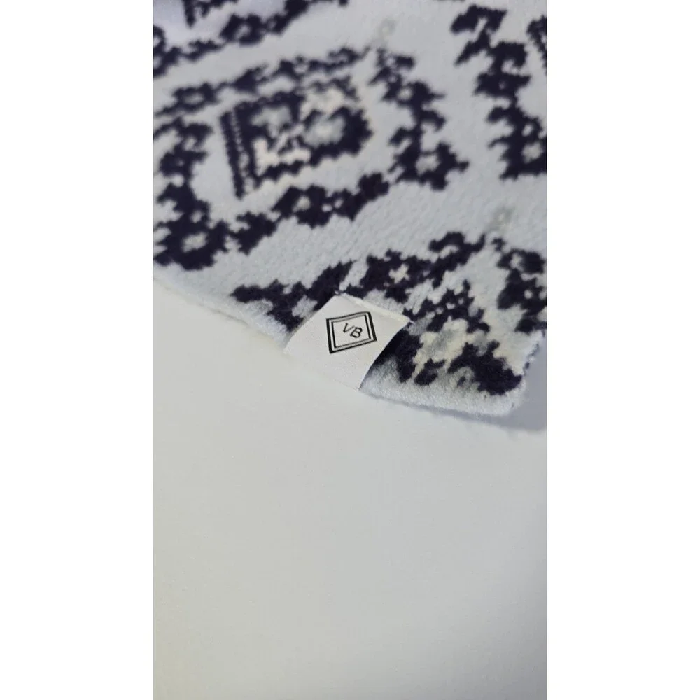 Vera Bradley Knit Scarf -  Light Blue Perennials Misty Surf 72